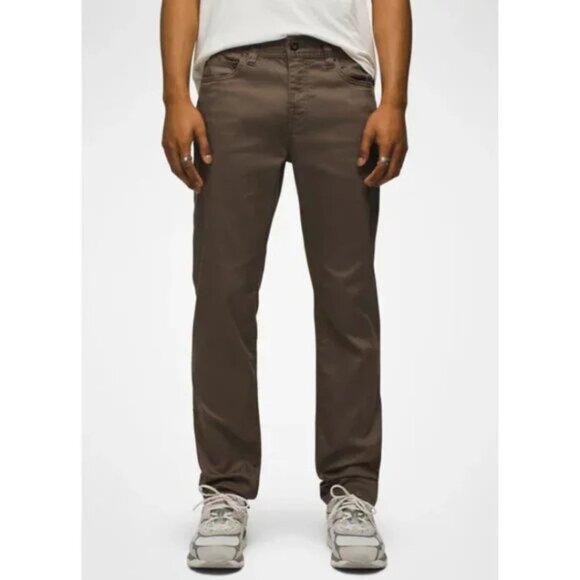 Prana Bridger Straight Leg Jeans Mud Brown NWT Size 42 x 28